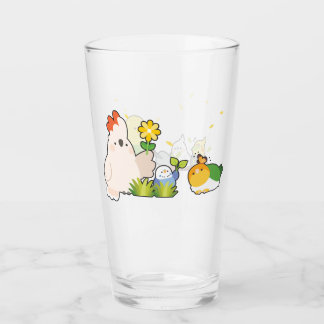 Gardening Birds Glass