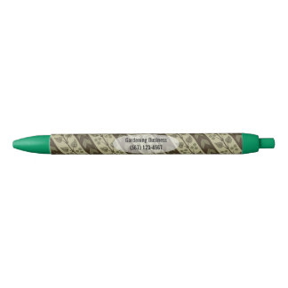 Gardening Business Customised Promo Black Ink Pen