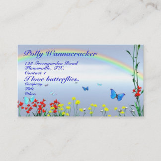 Gardening Butterflies Business Card