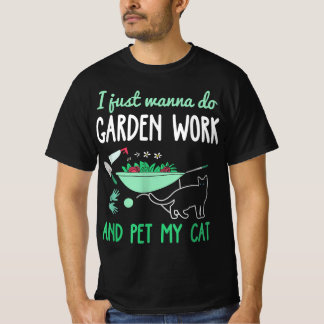 Gardening Cat Lover | Funny Garden Work Gift T-Shirt