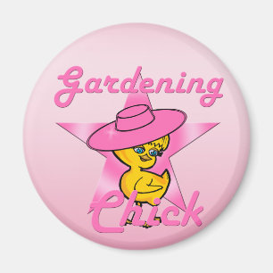 Gardening Chick #8 Magnet