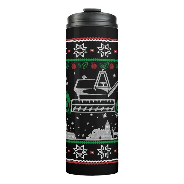 Gardening Christmas Thermal Tumbler (Front)