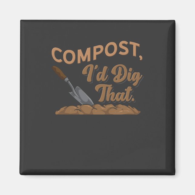 Gardening Compost Magnet (Front)