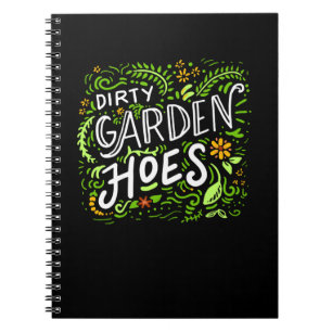 Gardening - Dirty Garden Hoes. Notebook