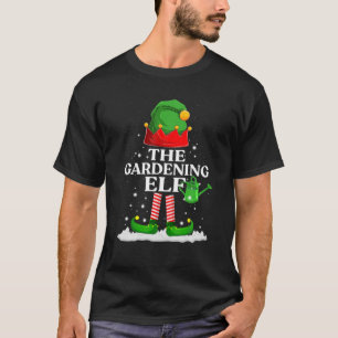 Gardening Elf Matching Family Group Christmas Part T-Shirt