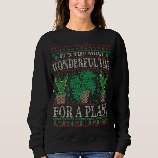 GARDENING FUNNY CHRISTMAS QUOTES UGLY SWEATER (Front)