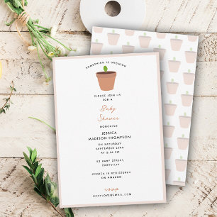 Gardening Garden Baby Shower Party Theme Invitation