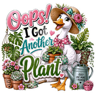 Gardening Goose Oops Got Another Plant T-Shirt