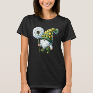 Gardening Grandpa Gnome For Garden Mum Dandelion F T-Shirt