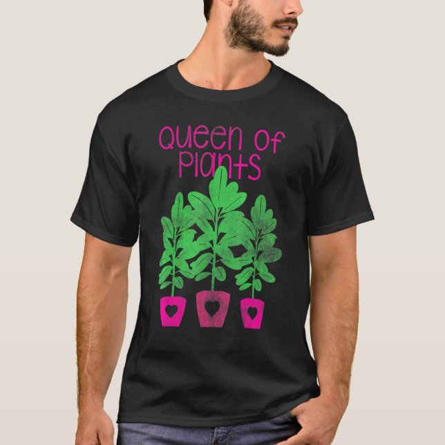 Gardening Houseplants Landscaping Gardener Plant W T-Shirt (Front)