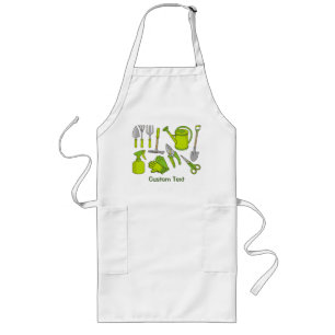 Gardening Icons Long Apron