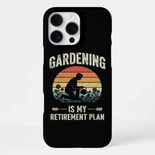 Gardening Is My Retirement Plan Vintage iPhone 16 Pro Max Case