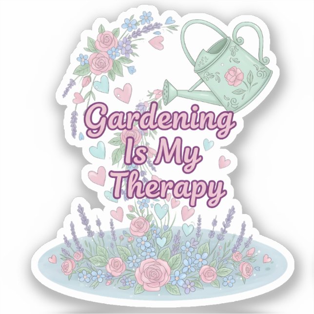 Gardening Is My Therapy (Front)