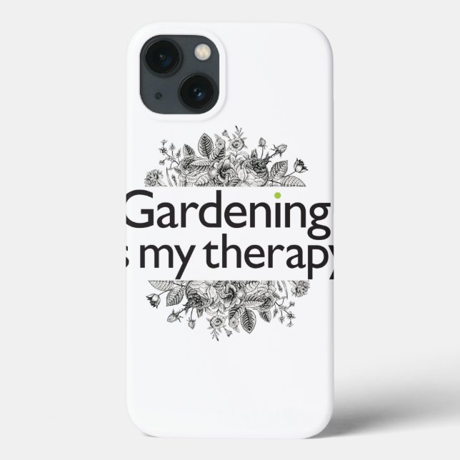 Gardening is my therapy Case-Mate iPhone case (Back)