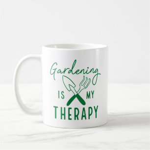 Gardening Is My Therapy Coffee Mug