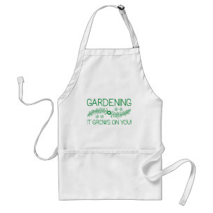 Gardening It Grows On You Standard Apron