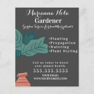 Gardening Landscaping Gardener Plant Business Flyer