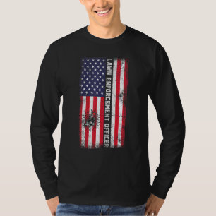 Gardening Lawn Mower Lawn Enforcement Officer T-Shirt