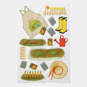 Gardening Love Towel