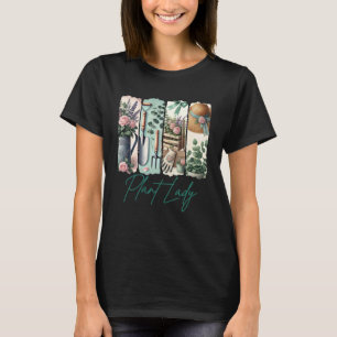 Gardening Lover Plant Lady Gardener Brushstroke Pl T-Shirt