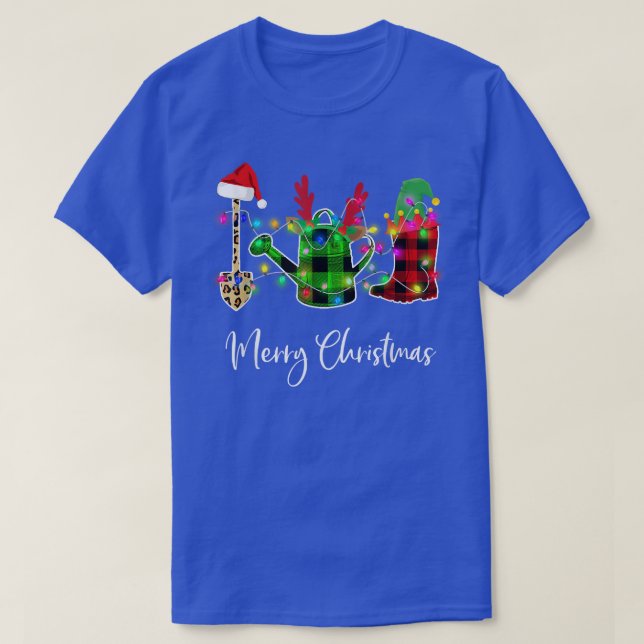 Gardening Merry Christmas shirt T-Shirt (Design Front)