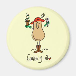 Gardening Nut T-shirts and Gifts Magnet