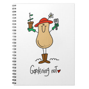 Gardening Nut T-shirts and Gifts Notebook