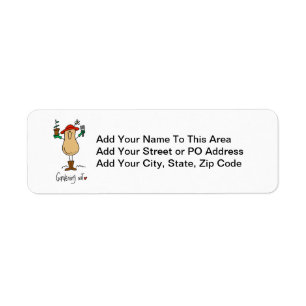 Gardening Nut T-shirts and Gifts Return Address Label
