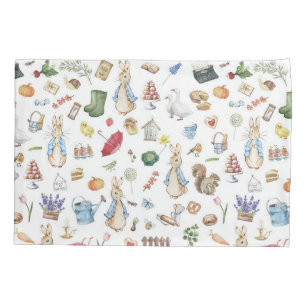Gardening Peter the Rabbit Pillowcase