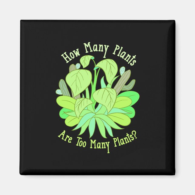 Gardening Plants Gift Magnet (Front)