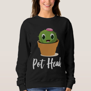 Gardening POT HEAD Cactus Gardener Succulent Sweatshirt