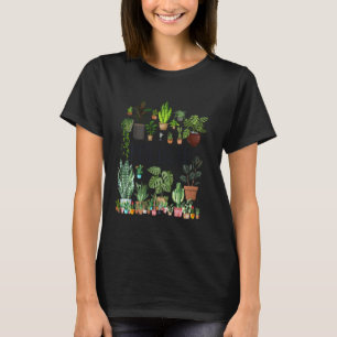Gardening Potted Plant Lover Pot Head Gardener Gar T-Shirt