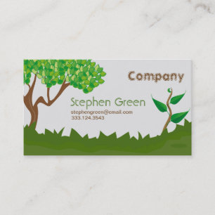 Gardening Services Business Card