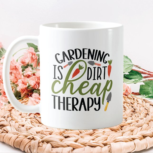 Gardening Therapy Coffee Mug (Creator Uploaded)