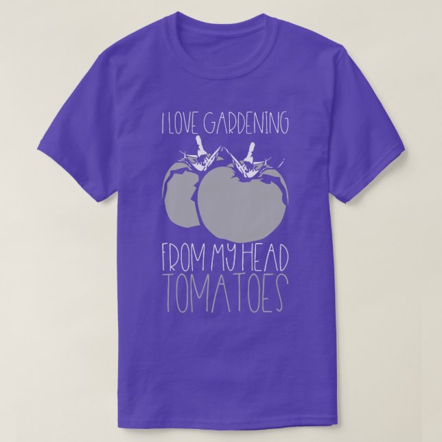 Gardening Tomatoes 4 T-Shirt (Design Front)