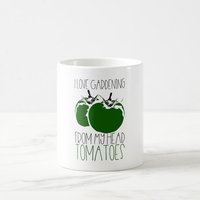 Gardening Tomatoes Coffee Mug (Center)