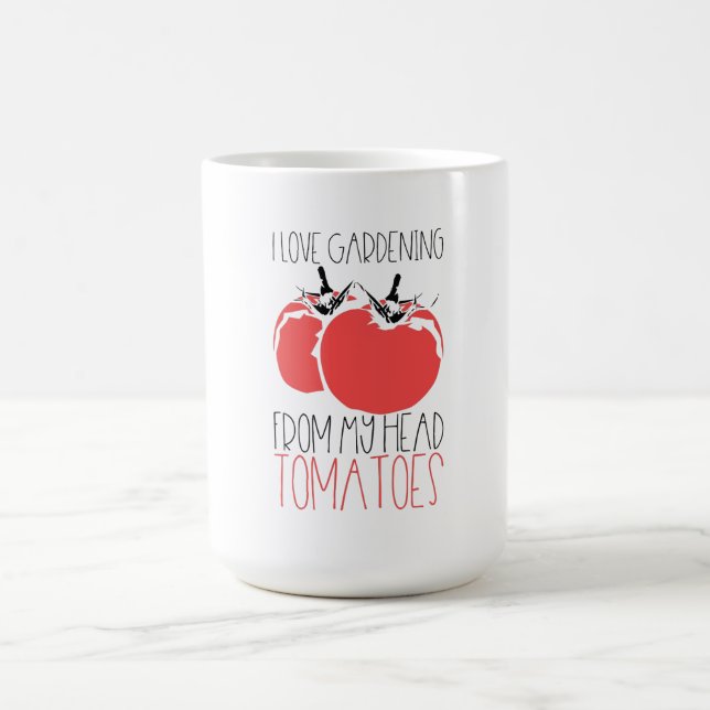 Gardening Tomatoes Gardener Gift Coffee Mug (Center)