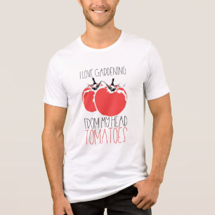 Gardening Tomatoes Gardener Gift Tri-Blend Shirt
