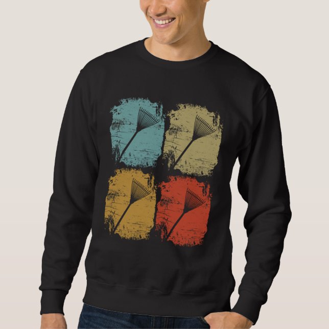 Gardening Tool Retro Gardener Sweatshirt (Front)