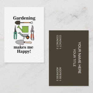 Gardening Tools Gardening  Business Card