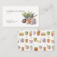 Gardening Tools Watercolor White