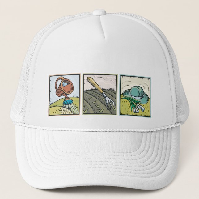 Gardening Trucker Hat (Front)