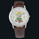 Gardening Watch<br><div class="desc">GARDEN TIME Gardener's Watch. Flowers and Garden tools. A fun novelty gift for gardeners!</div>