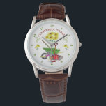 Gardening Watch<br><div class="desc">GARDEN TIME Gardener's Watch. Flowers and Garden tools. A fun novelty gift for gardeners!</div>