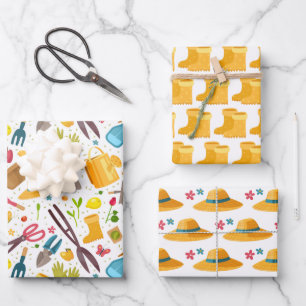 Gardening  wrapping paper sheet