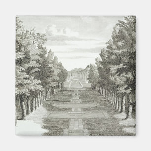 Gardens at Tshehar-Bagh, Isfahan, from' Voyages du Magnet