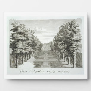 Gardens at Tshehar-Bagh, Isfahan, from' Voyages du Plaque