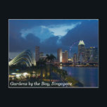 Gardens by the Bay and Singapore Flyer Postcard<br><div class="desc">Gardens by the Bay and Singapore Flyer</div>