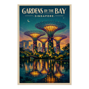 Gardens by the Bay in Singapore Poster