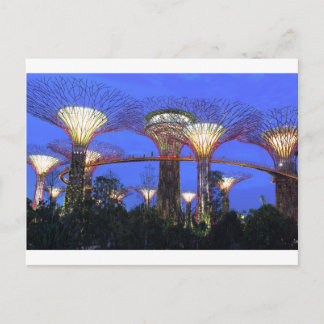 Gardens by the Bay Singapore eco park Postcard